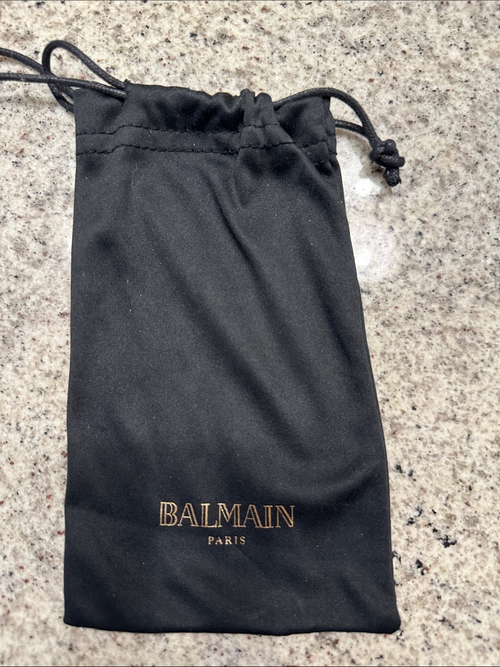 Balmain Black Frame Sunglasses with Dark Gradient Lenses - Picture 3 of 9